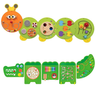 Wall Mount Toy - Caterpillar/crocodile